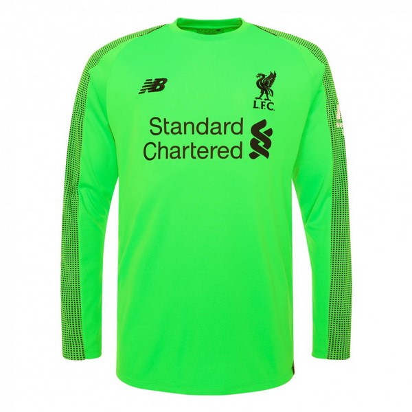 Camiseta Liverpool Segunda equipo ML Portero 2018-19 Verde